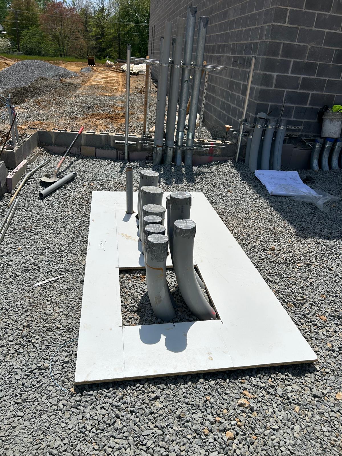 Conduit Stub-Up Layout